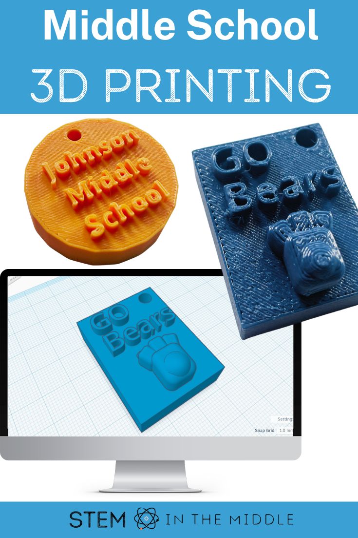 5 Exciting 3D Printing Projects for Middle School STEM Students - STEM ...